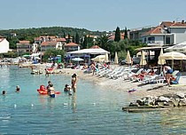 plaża - Okrug donji, wyspa Ćiovo